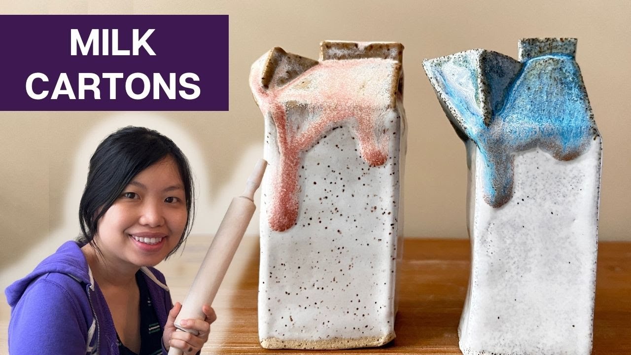 Make Milk Carton Box with Hand Building