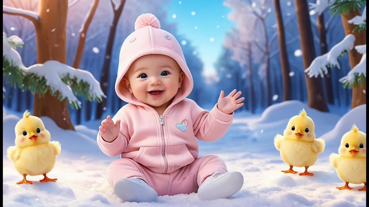 Little Snow Chicks | Fun Winter Learning & Action Video for Toddlers