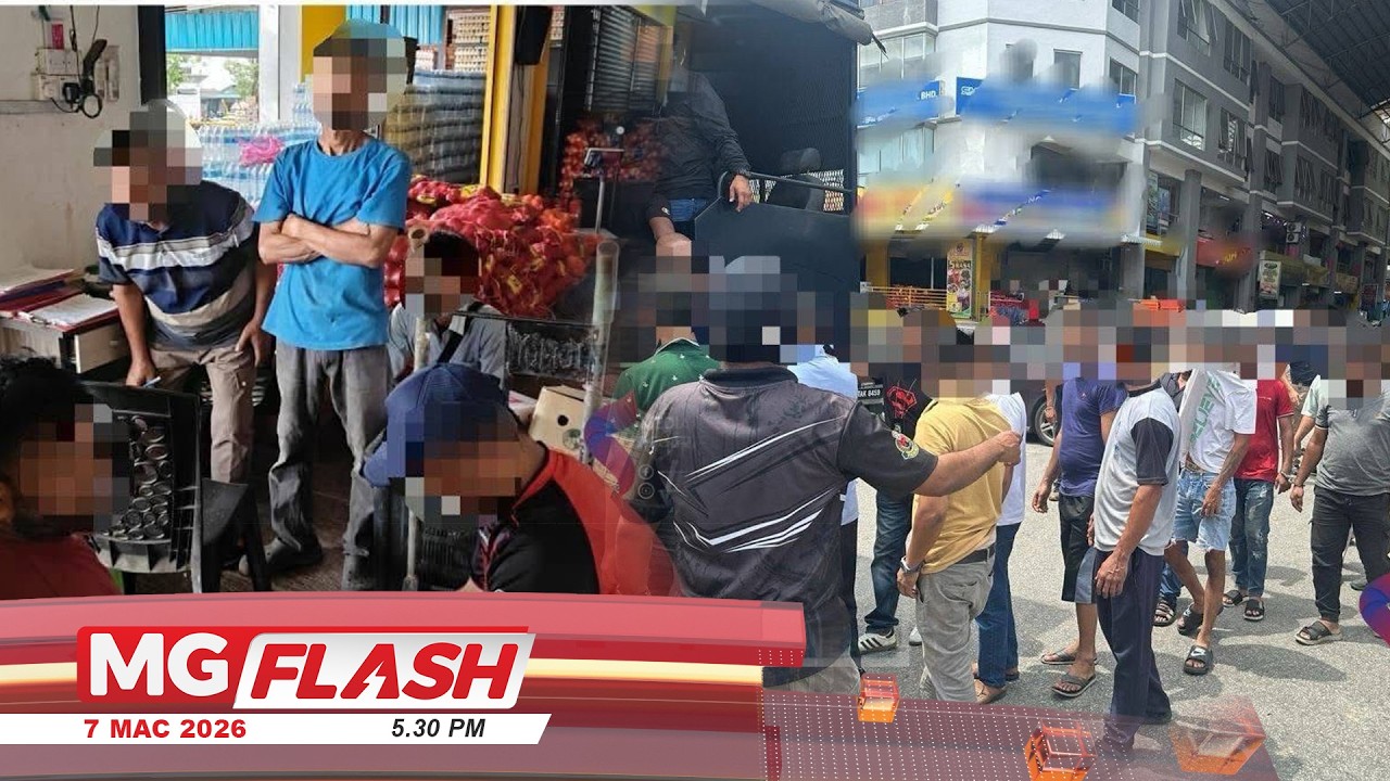 Warga Asing Jadi Pemilik Kedai Antara 81 Ditahan Di Johor Bahru  #MGFlash