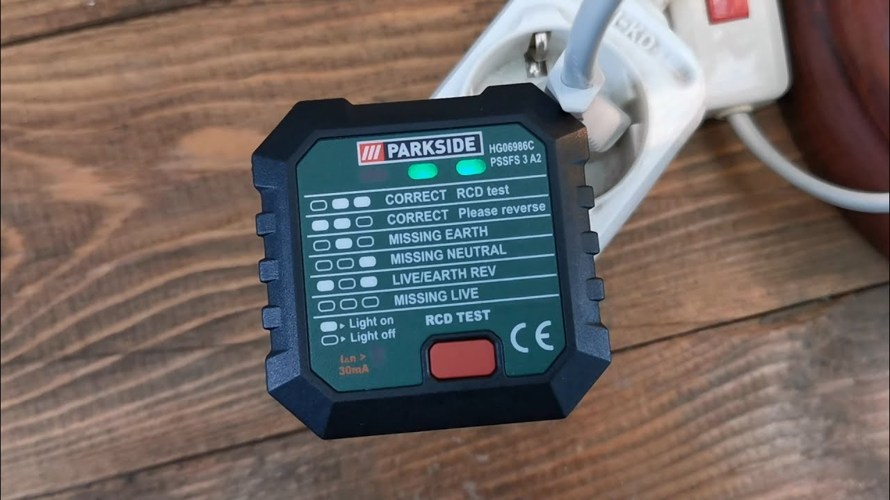 PARKSIDE Socket Tester PSSFS 3 A2 (HG06986C) (from Lidl or Kaufland) - test and review