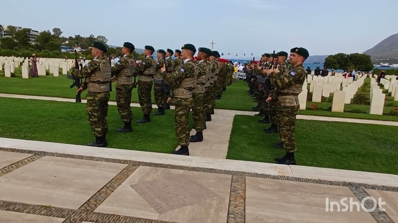 🎖️ Remembering the Battle of Crete &ndash; 84th Anniversary Highlights 🇬🇷✈️ #souda #chania #Crete #greece