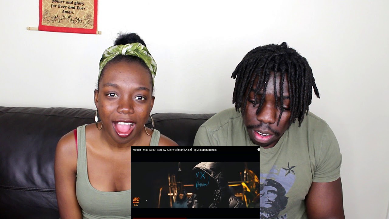 Woosh - Mad About Bars w/ Kenny Allstar - REACTION