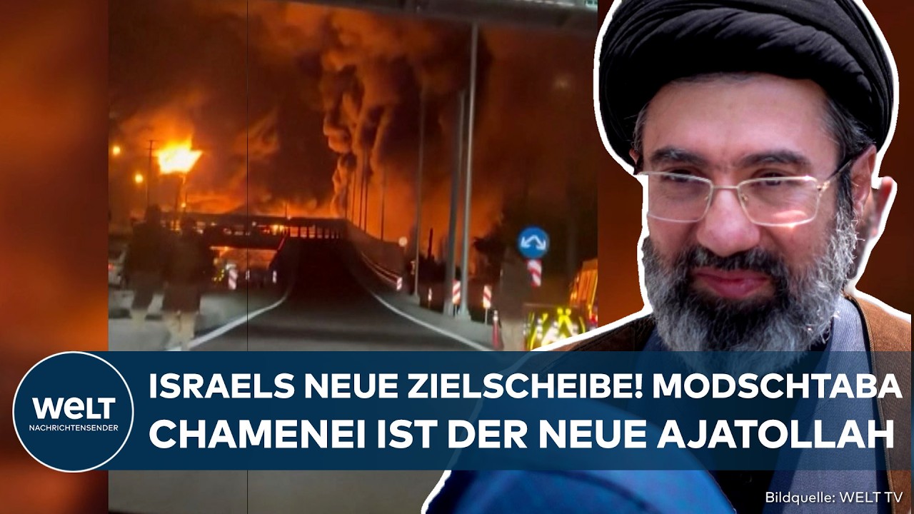 KRIEG GEGEN IRAN: Israels neue Zielscheibe – Mullahs wählen Modschtaba Chamenei zum obersten Führer