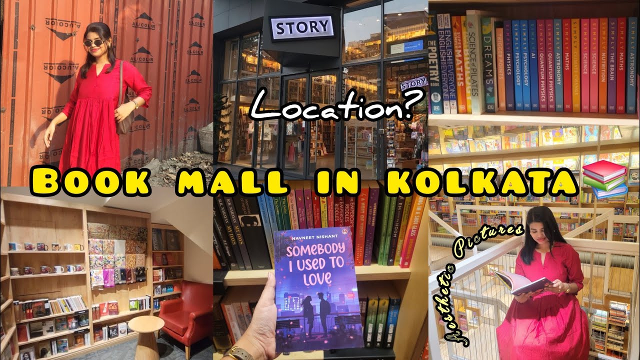 Kolkata er 1st ever book mall ! 😱 location?? #aesthetic #bookstore #kolkata #pinterest #vlog 