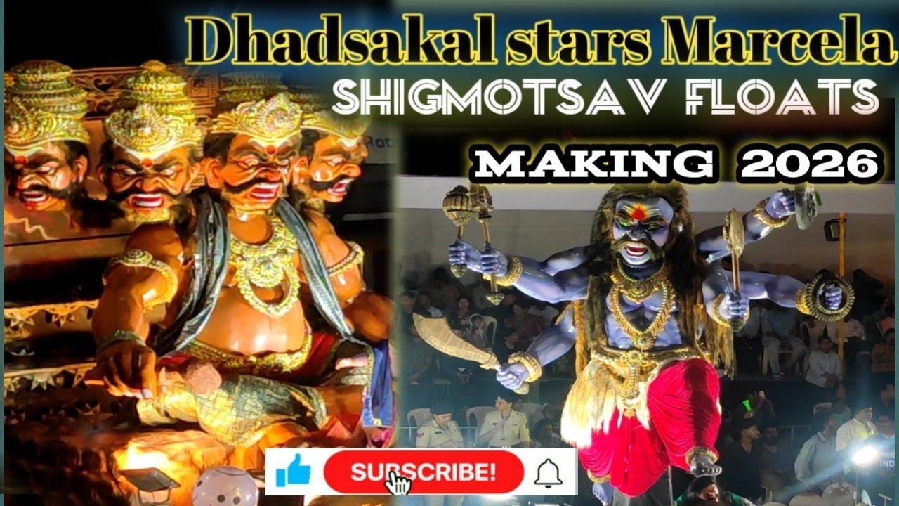 Dhadsakhal star sports and culture mashel shigmotsav floats making 2026 #shigmotsav #shigmo #making