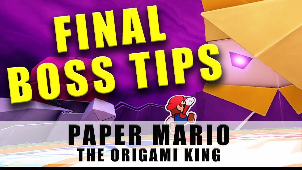 Советы по битве с боссом Олли в игре Paper Mario: The Origami King. Как победить финального босса...
