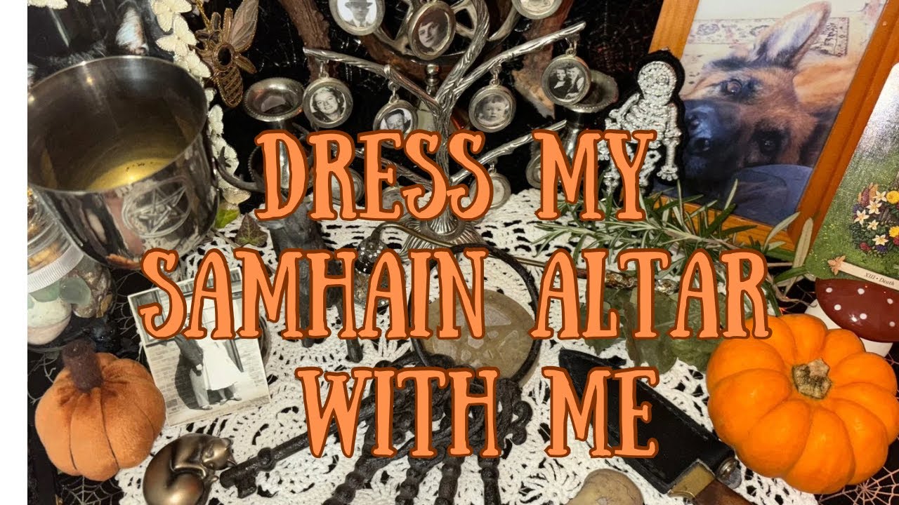 Getting Ready for Samhain - Dressing my Altar