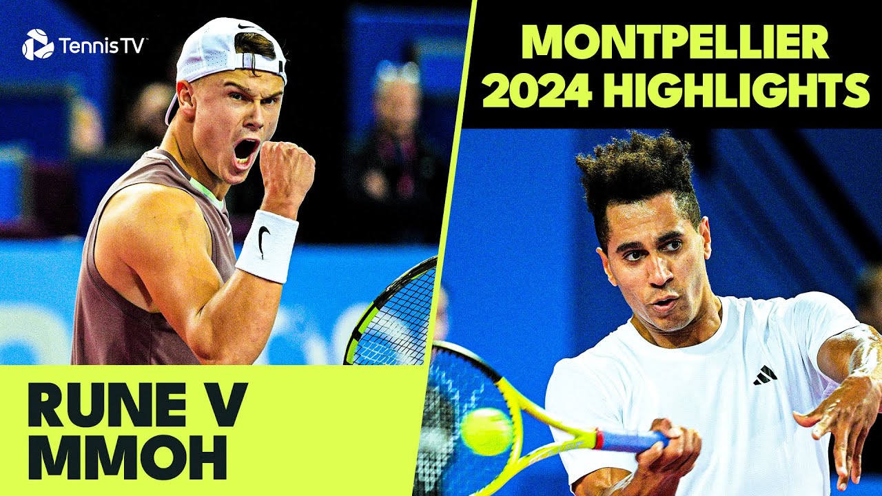 Holger Rune vs Michael Mmoh ENTERTAINING Match Highlights | Montpellier 2024