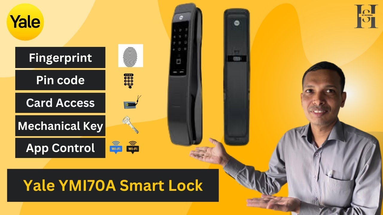 YALE YMI70A SMART DIGITAL DOOR LOCK.