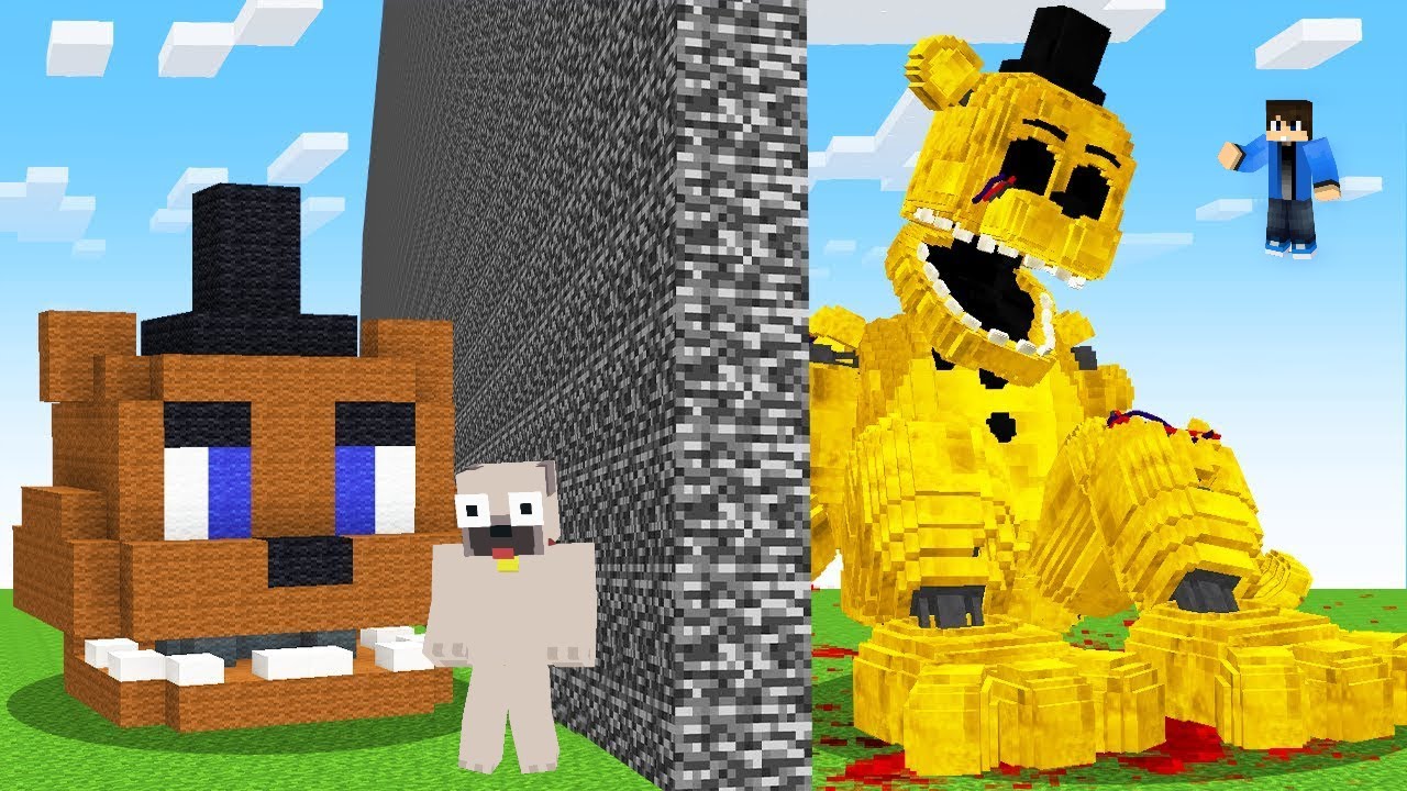 CSALTAM A FNAF ÉPÍTŐ KIHÍVÁSBAN A MINECRAFTBAN!