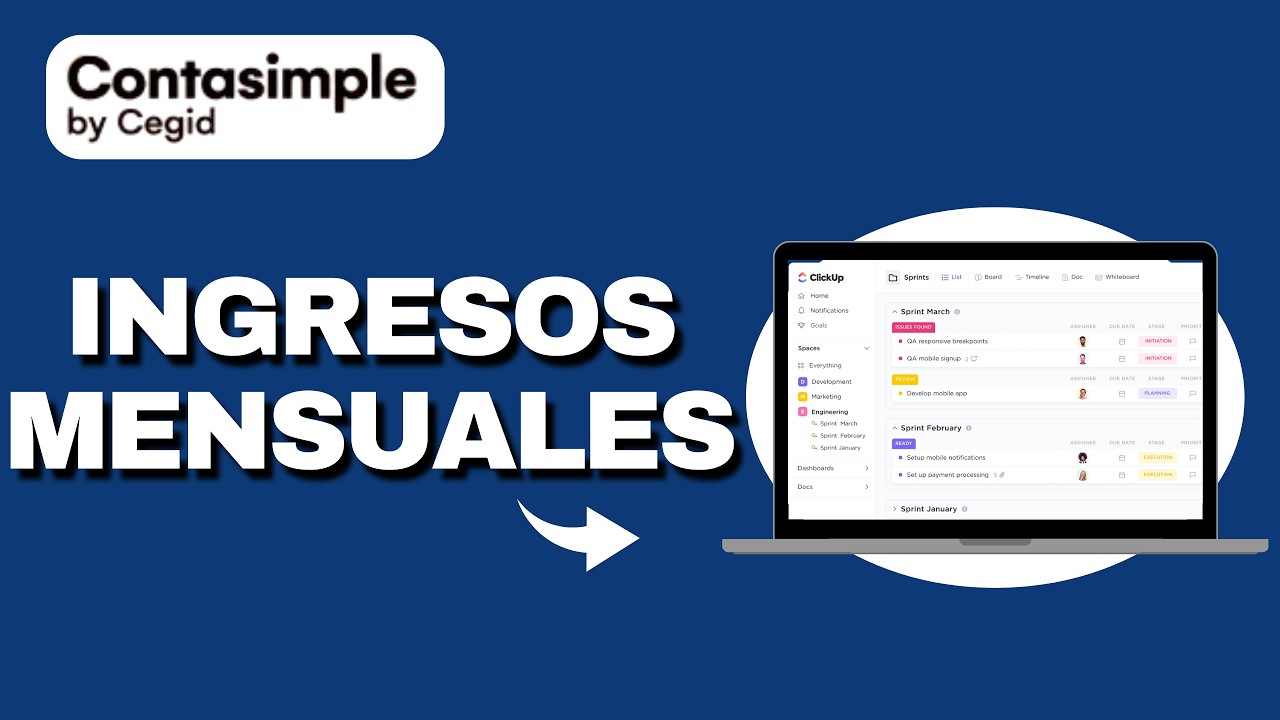 Donde ver Ingresos Mensuales Contasimple