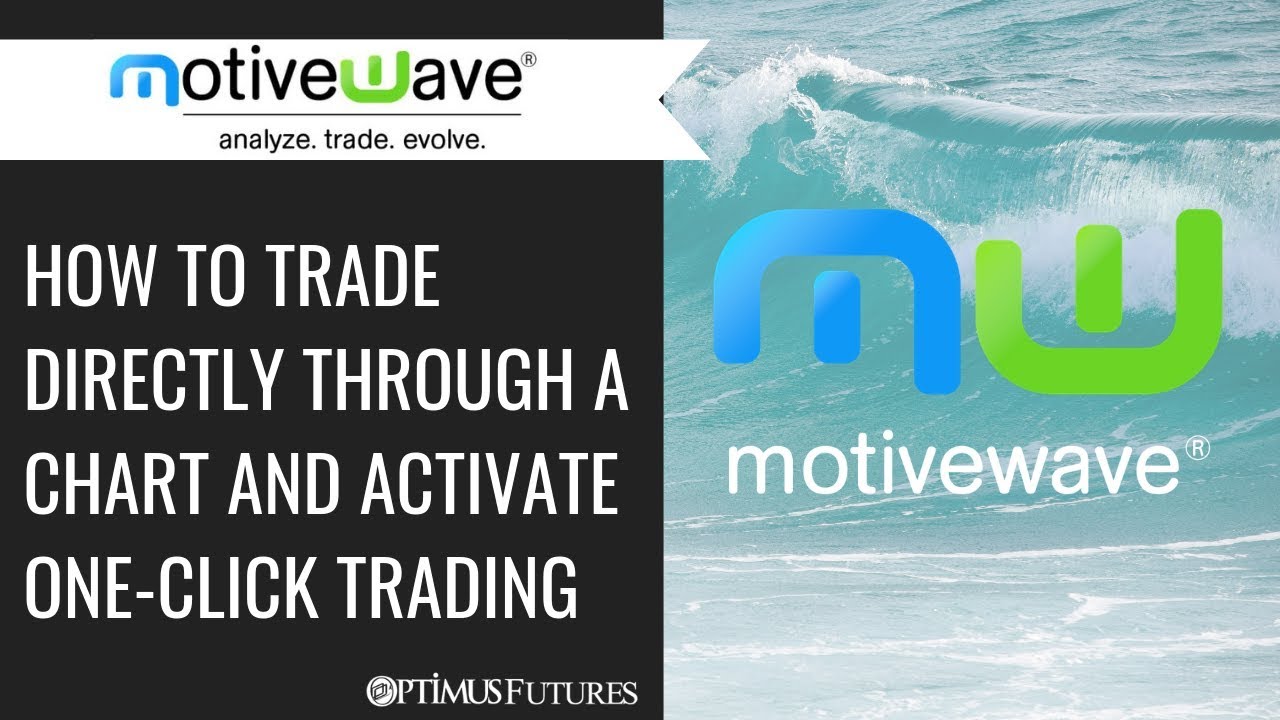MotiveWave — как торговать напрямую через график и активировать торговлю в один клик