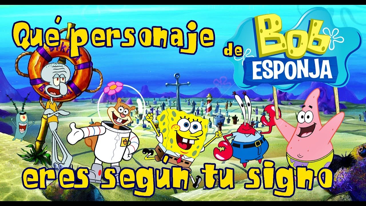 Qué personaje de Bob Esponja eres según tu signo.