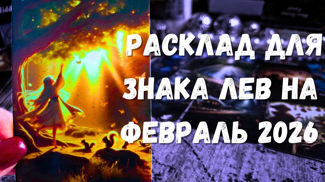 ‼️ТАРО‼️ ТОЧНЫЙ РАСКЛАД ДЛЯ ЛЬВОВ НА ФЕВРАЛЬ 2026🔥💯🔥