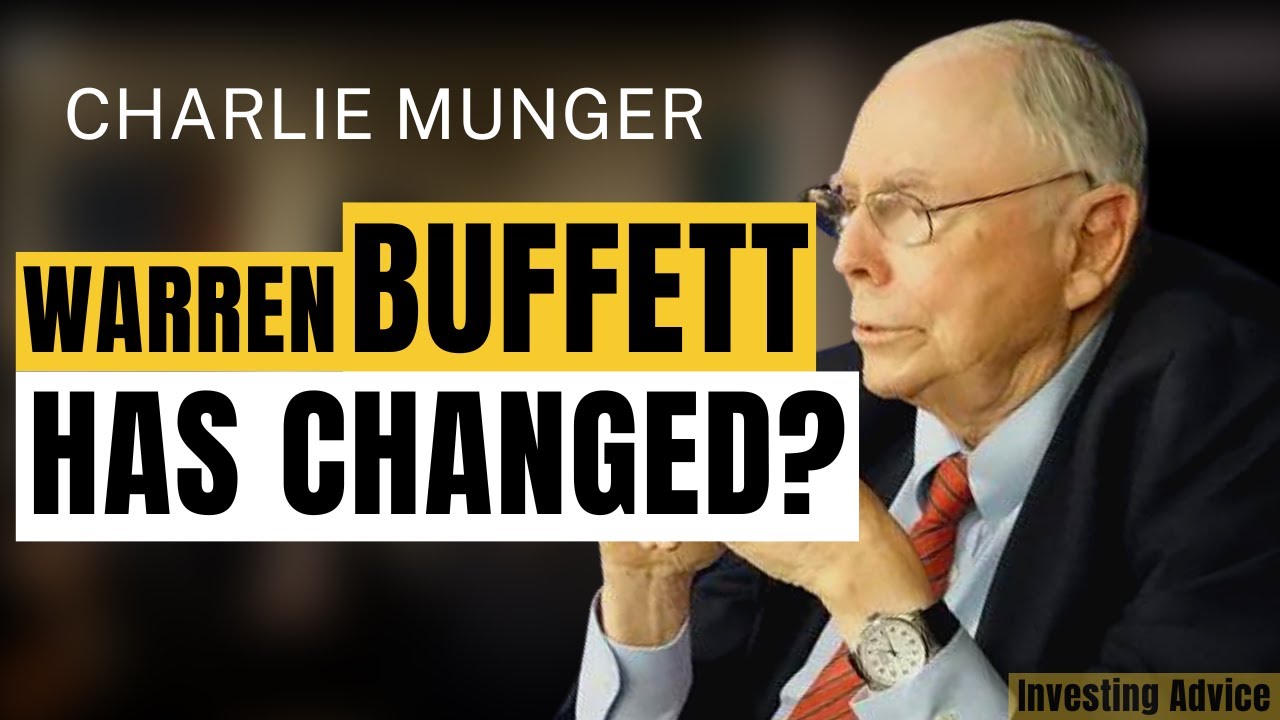 Charlie Munger on How Warren Buffett Has Changed? | Daily Journal 2017 【C:C.M Ep.253】