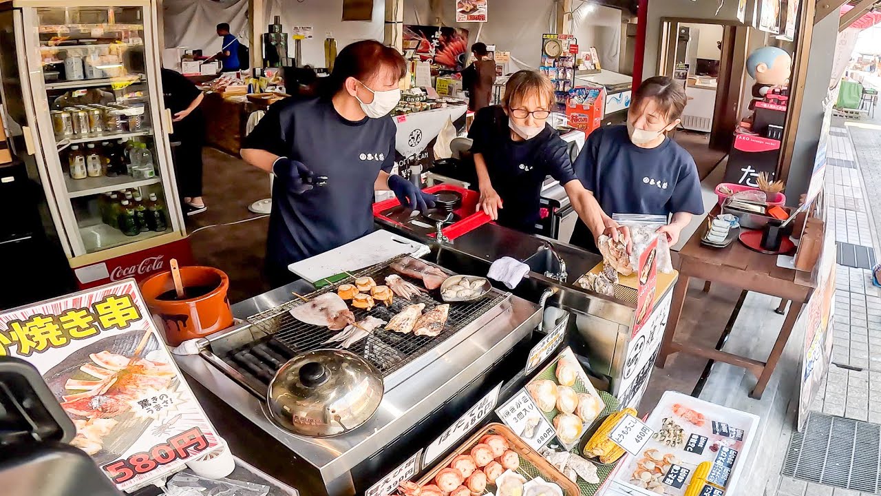 【福井】カツ丼！寿司！観光客が殺到する東尋坊海鮮食堂めし丨Japanese Street Food