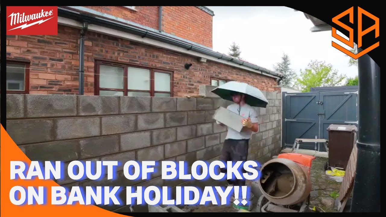WE RAN OUT OF BLOCKS ON BANK HOLIDAY MONDAY !!