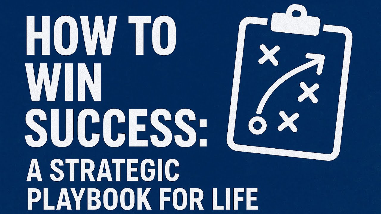 🏆 HOW TO WIN SUCCESS: A STRATEGIC PLAYBOOK FOR LIFE 🏆.
