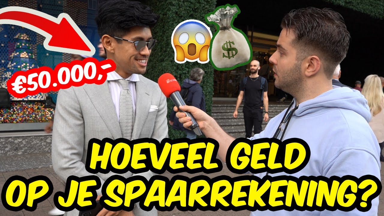 HOEVEEL GELD OP JE SPAARREKENING?😲💰