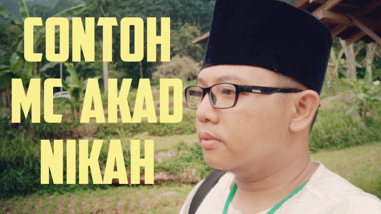 Contoh mc akad nikah/ijab qobul