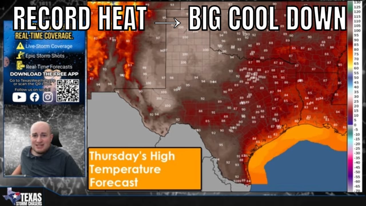 В Техасе температура поднялась почти до 100&deg;F (38&deg;C)&hellip; Затем в пятницу надвигается ветреный холодн...