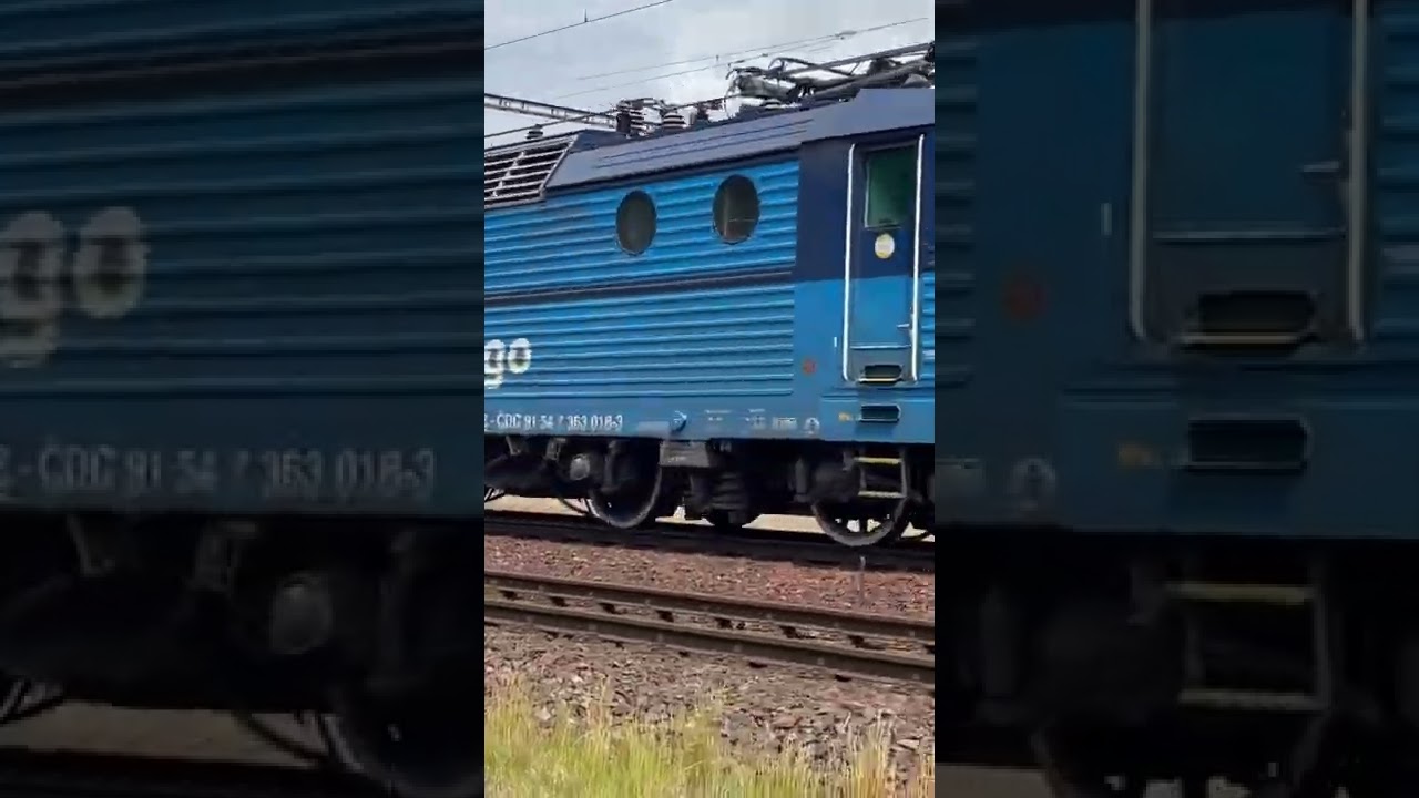 Tschechische BR363 (Skoda) von CDCargo rangiert in Cheb/Eger #shorts