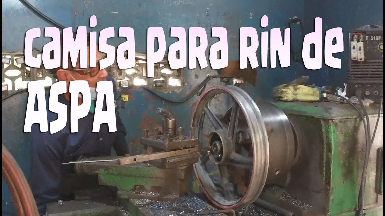 COMO ENCAMISAR UN RIN DE ASPA TVS 100