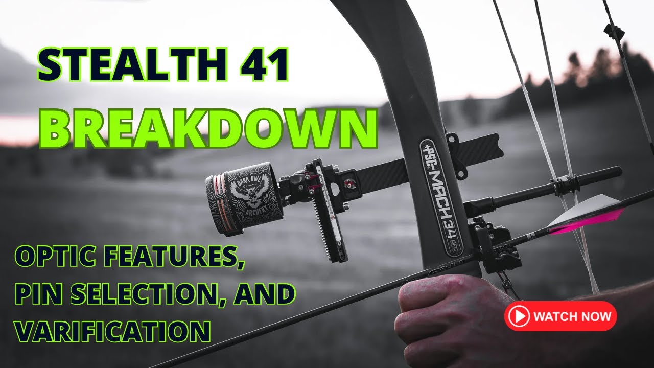 Dark Owl Archery Stealth41 Archery Scope | MOST CUSTOMIZABLE ARCHERY SCOPE!