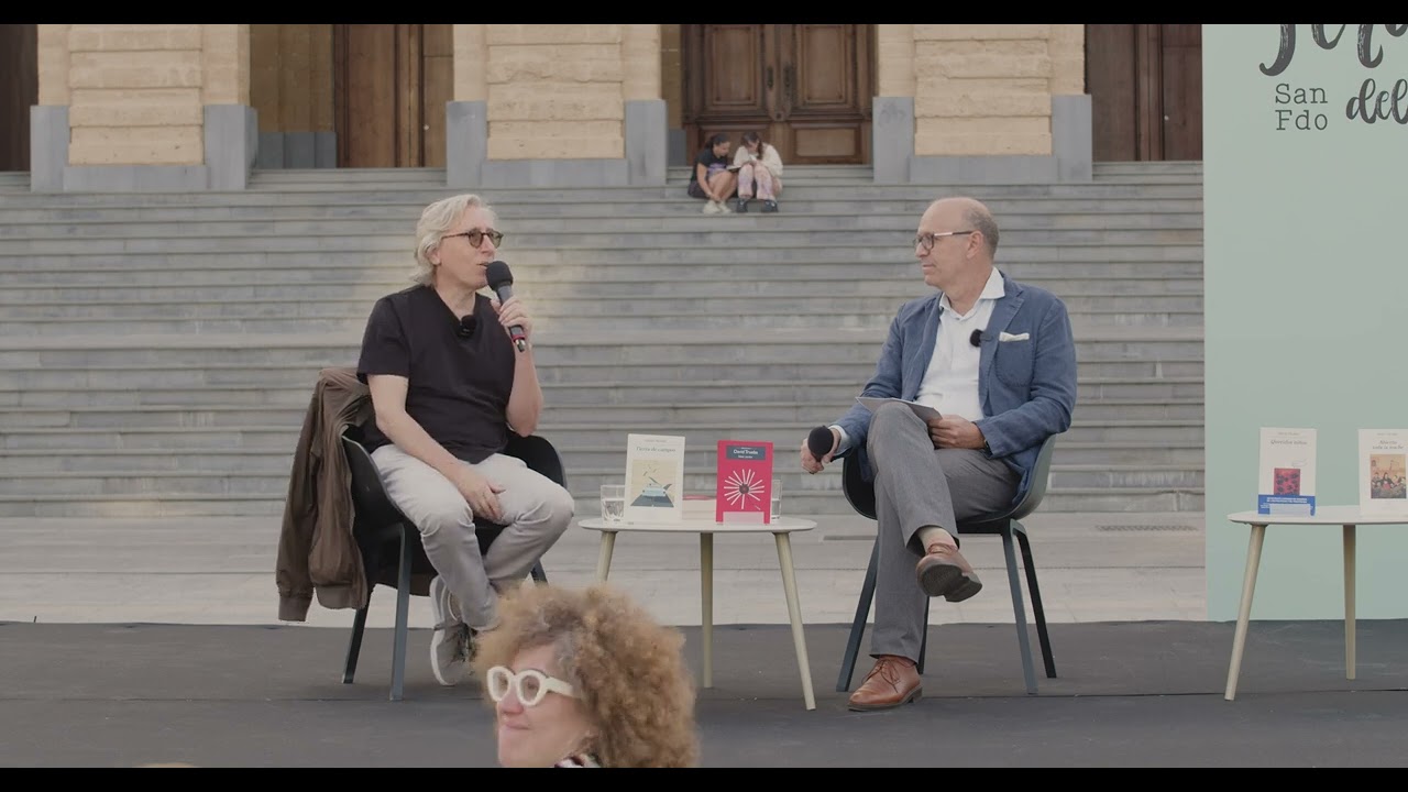 David Trueba conversa con Daniel Heredia en la Feria del Libro de San Fernando 2024