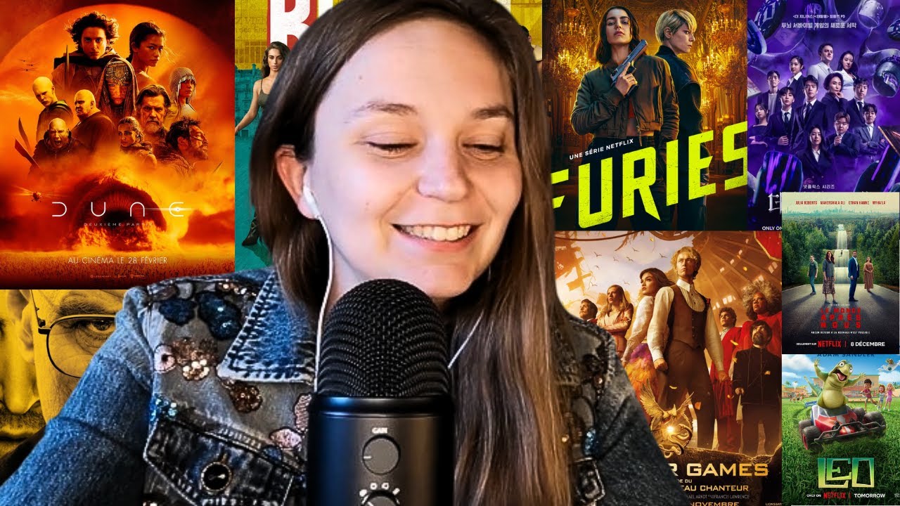 ASMR | Mes derniers visionnages 🎞️ Films & Séries (Synopsis & Avis 🙏)