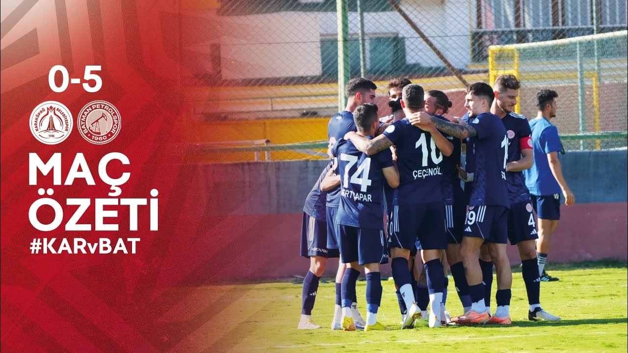 KARAKÖPRÜ BELEDİYESPOR 0-5 BATMAN PETROLSPOR GENİŞ ÖZET | TFF 2.Lig Beyaz Grup 7. Hafta