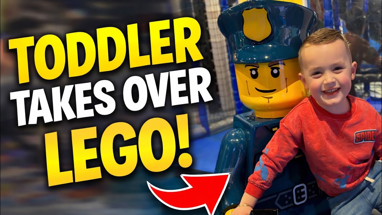 Toddler Takes Over LEGO Discovery Center 😂
