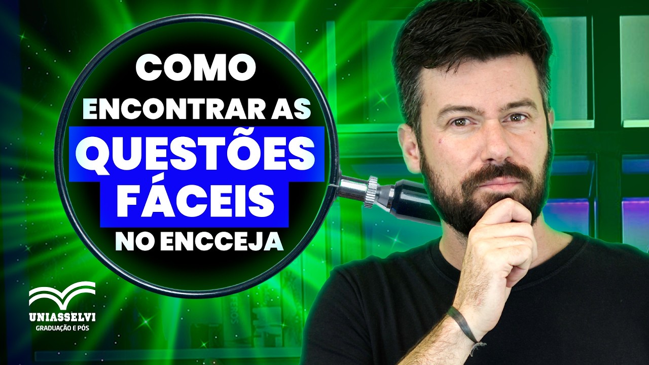 Como encontrar as questões fáceis no ENCCEJA