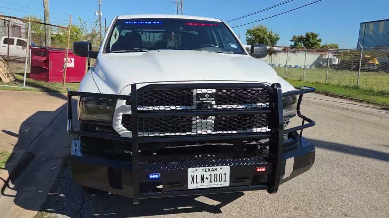 2017 Ram 1500 Feniex Police Lights by EFS Houston Emergency Fleet Service 
