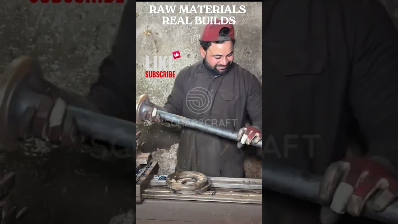 Refining Giant Anchor Chain into a Precision Axle Shaft: Metalworking Process