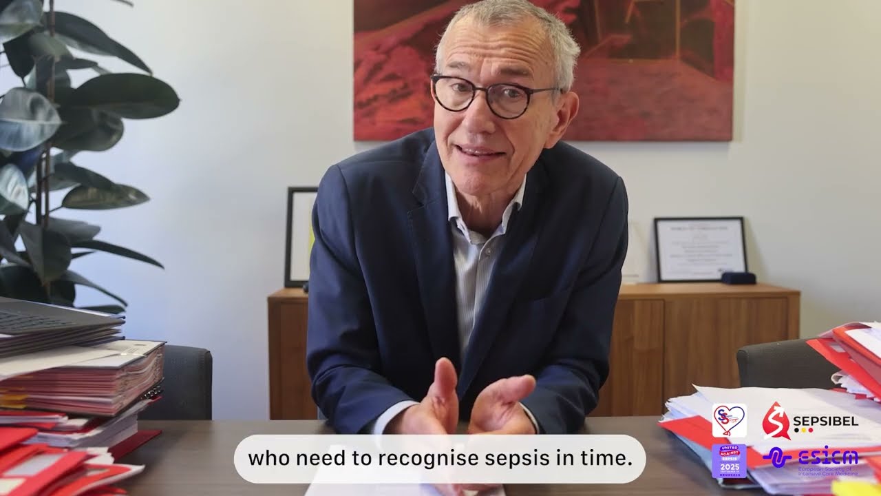 Frank Vandenbroucke, Minister of Health, Belgium, Video Message for United Against Sepsis, 9/9/25