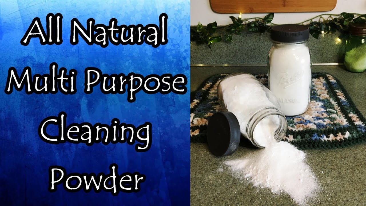 Natural, Multi Purpose Cleaning Powder for Laundry, Dishes, Scouring, and More
