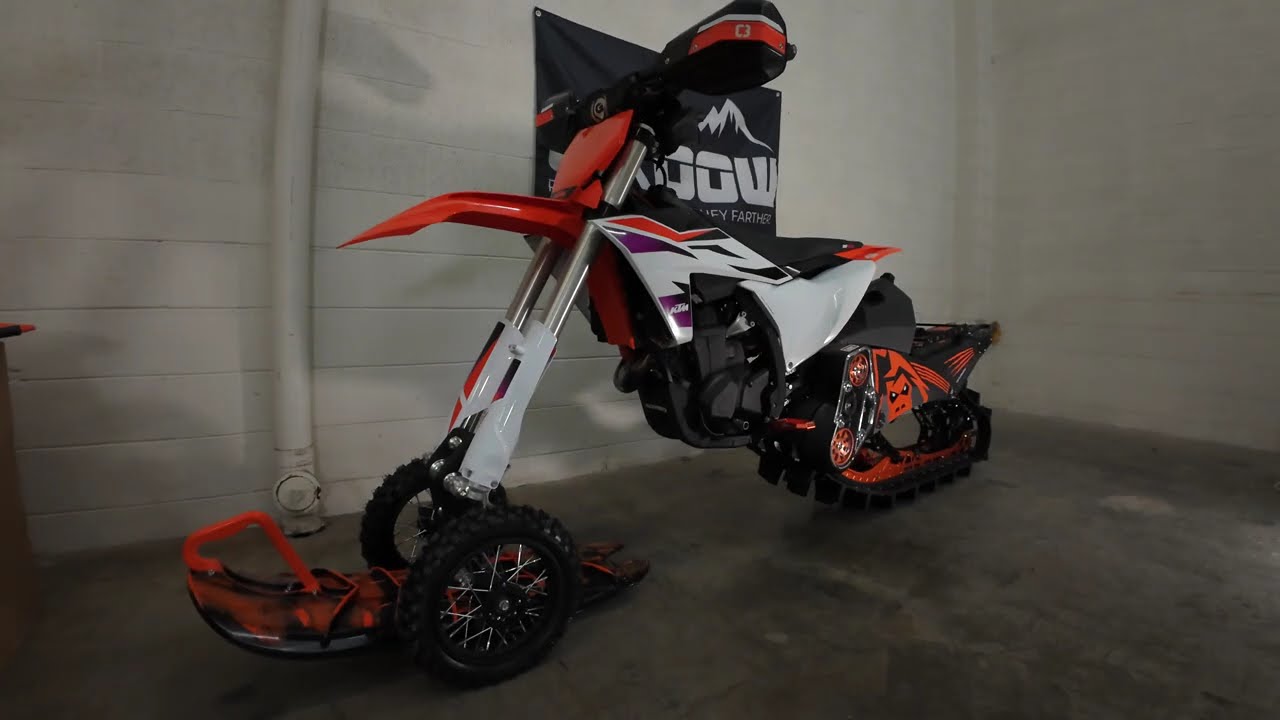 Turning My KTM 450 SX F Into a Snow Bike Yeti SnowMX Install