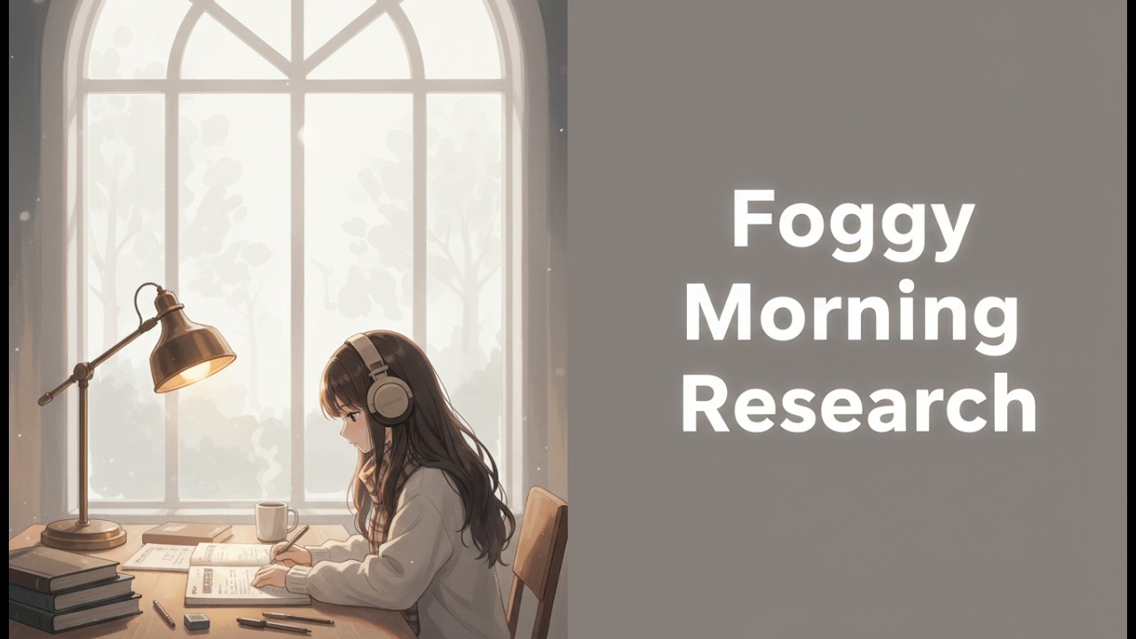 Foggy Morning Research 🌫️ Muffled Lofi for Deep Focus