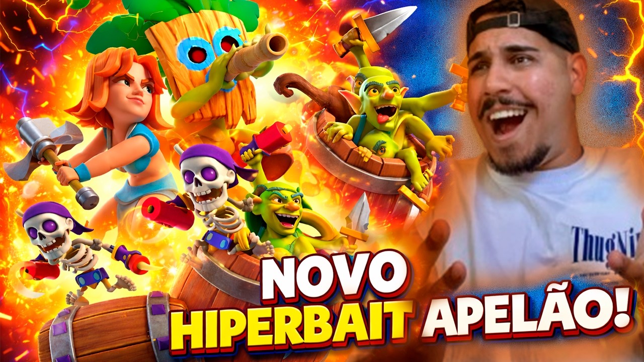 DECK HIPER BAIT MAIS CHATO DO CLASH ROYALE