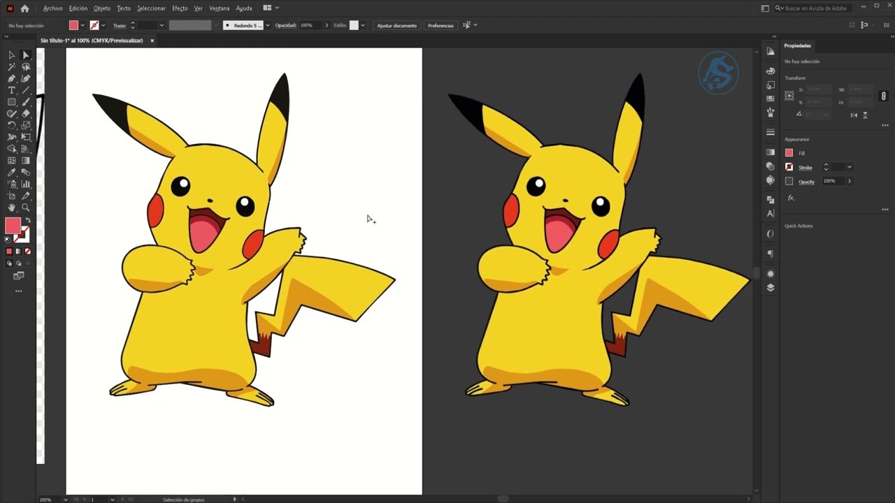 ✅ ¿Cómo VECTORIZAR una imagen en illustrator automáticamente?