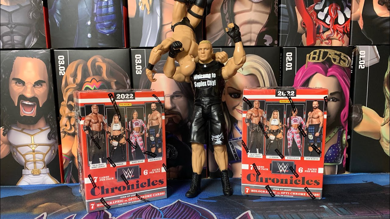 Opening Panini Chronicles WWE 2022 Blaster Boxes!