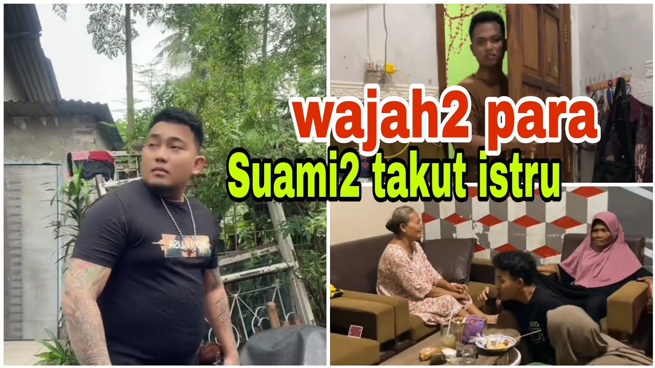 Viral‼️ Rangkuman wajah2 para suami takut istri