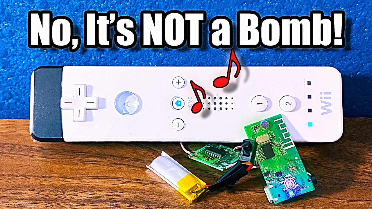 Turning a Wii Remote Into a Terrible Bluetooth Speaker