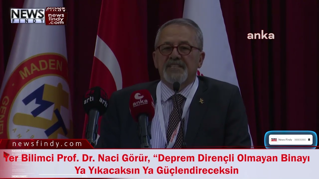 Yer Bilimci Prof. Dr. Naci G&ouml;r&uuml;r, &ldquo;Deprem Diren&ccedil;li Olmayan Binayı Ya Yıkacaksın Ya G&uuml;&ccedil;lendireceksin