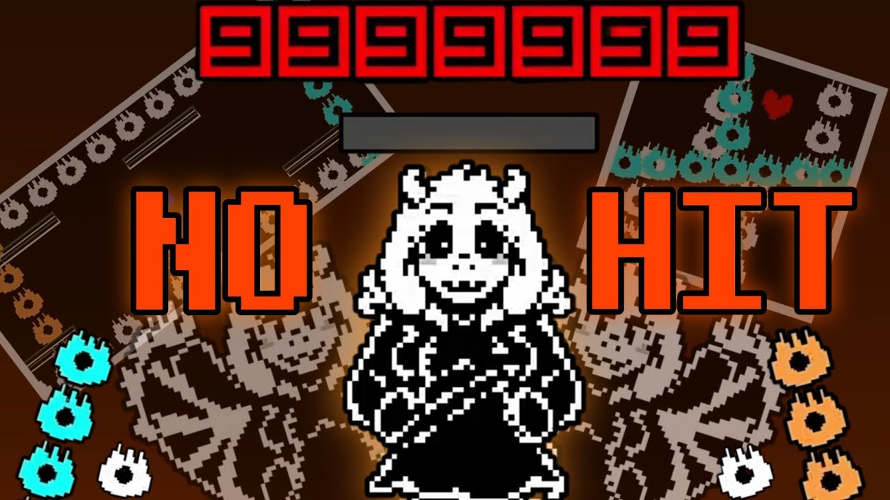 [NO HIT] Altertale Toriel fight by ShiQi - phase 1 and 2 (2nd version)