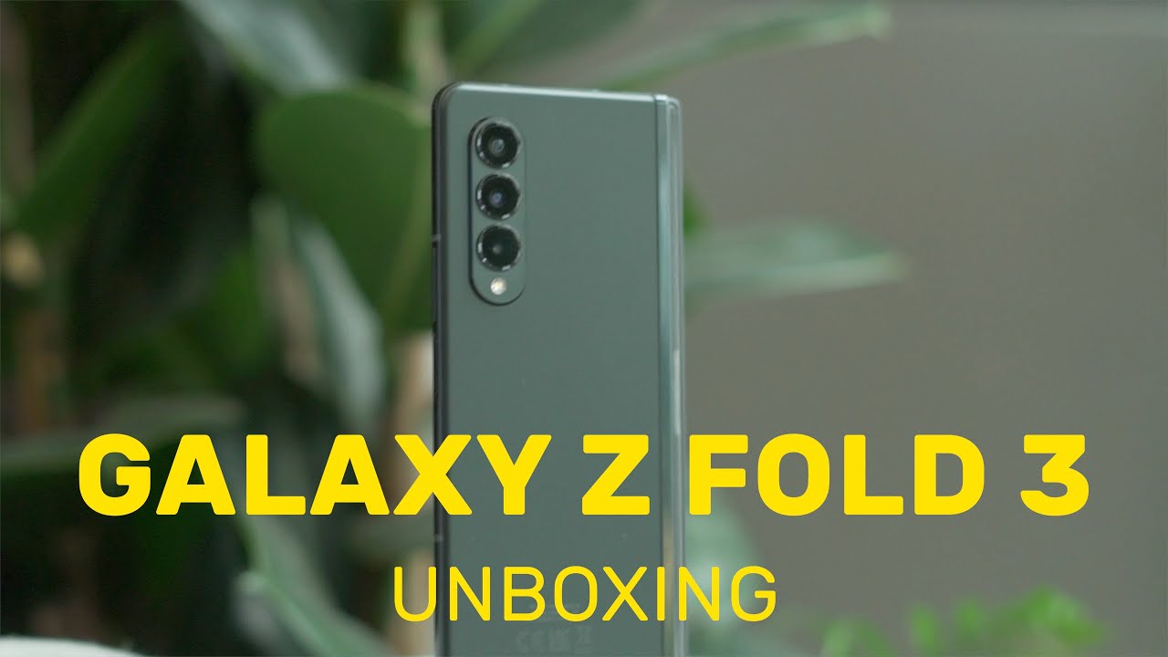 Samsung Galaxy Z Fold 3 Unboxing | Phantom Green |