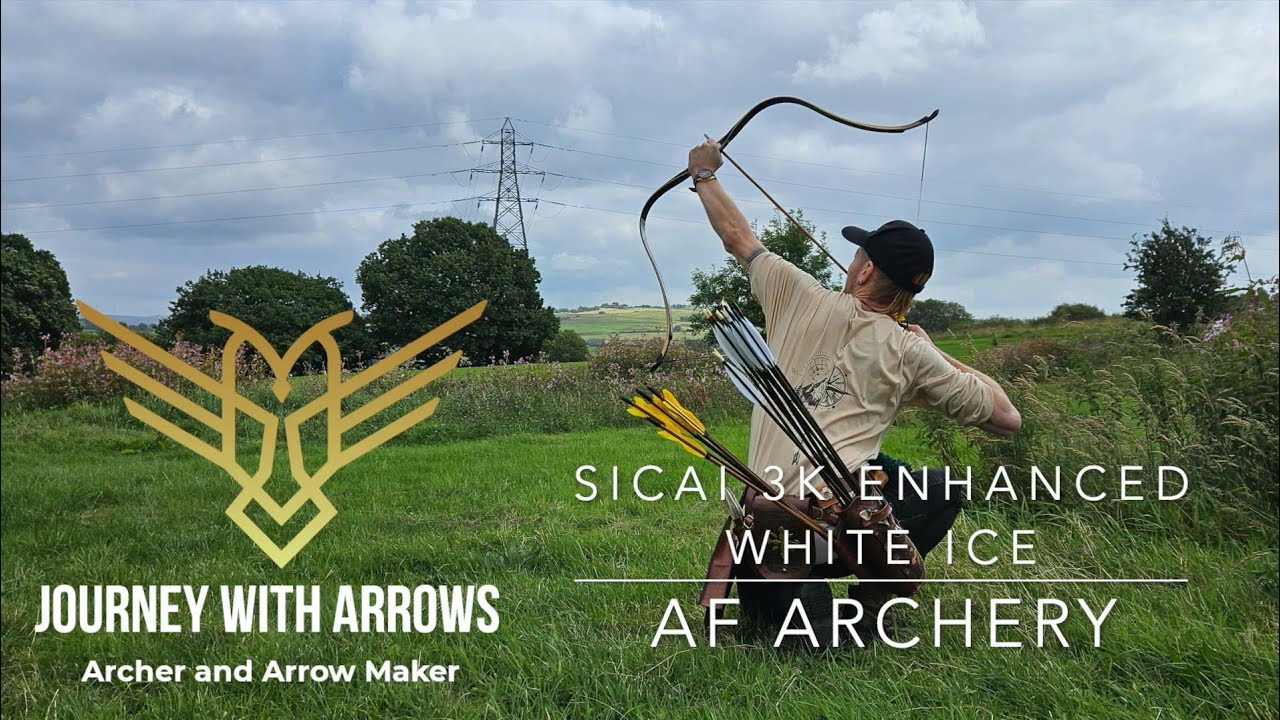 NEW SICAI 3K Enhanced White Ice Bow | AF ARCHERY