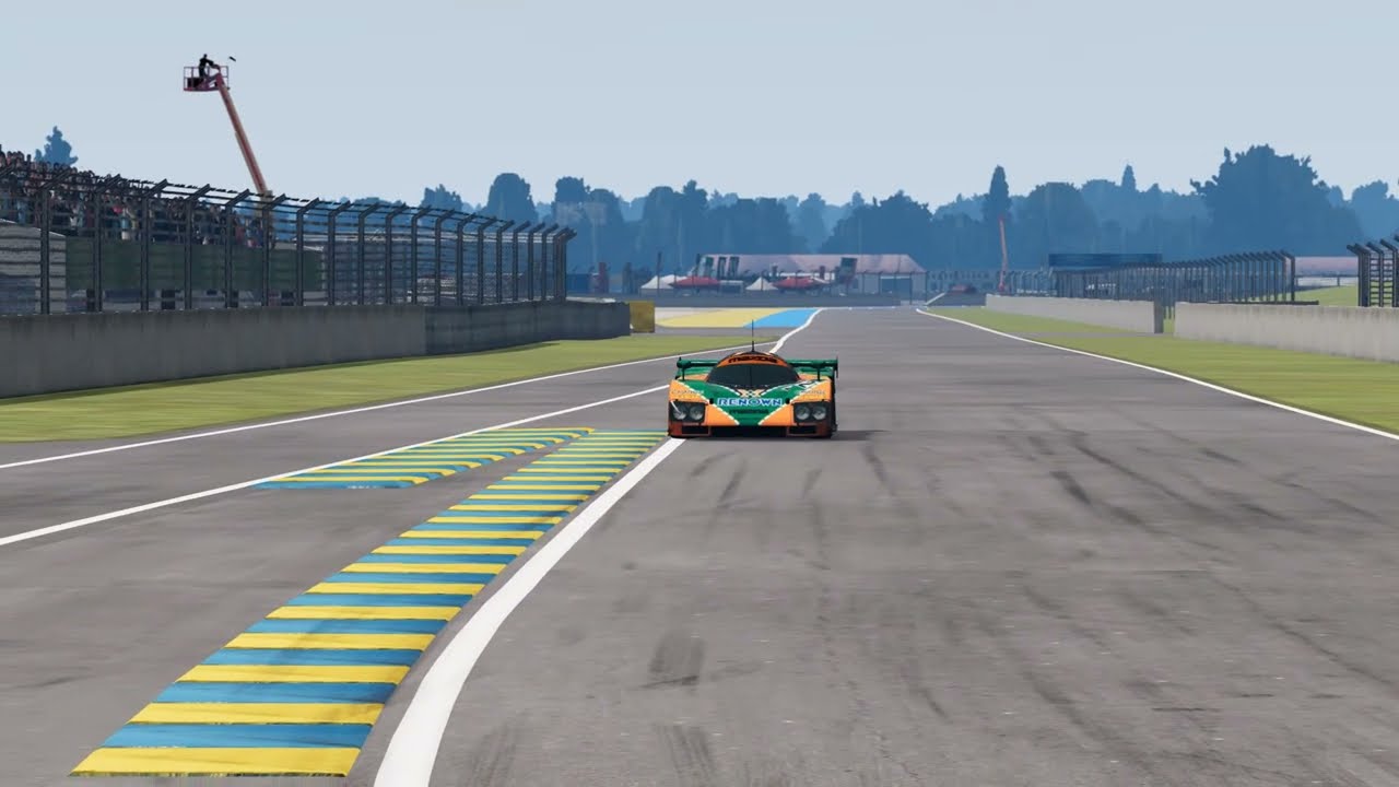 Beamng.drive | Mazda 787b hotlap Le Mans, France