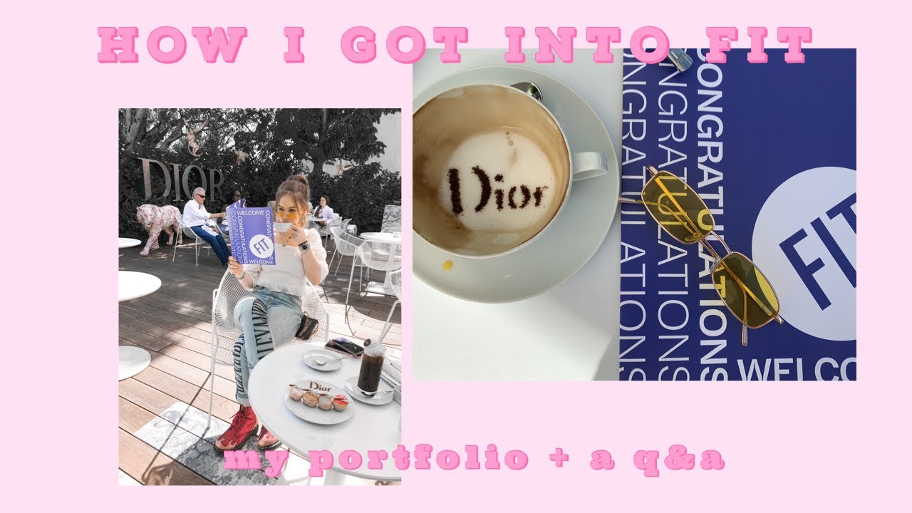 how i got into FIT | portfolio + q&a